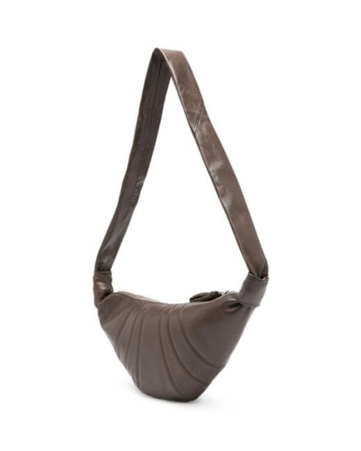 Lemaire Multicolor Small Croissant Panelled Shoulder Bag