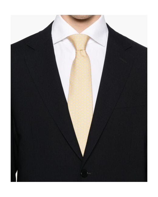 Canali Black Long-Sleeved Suit Jacket for men