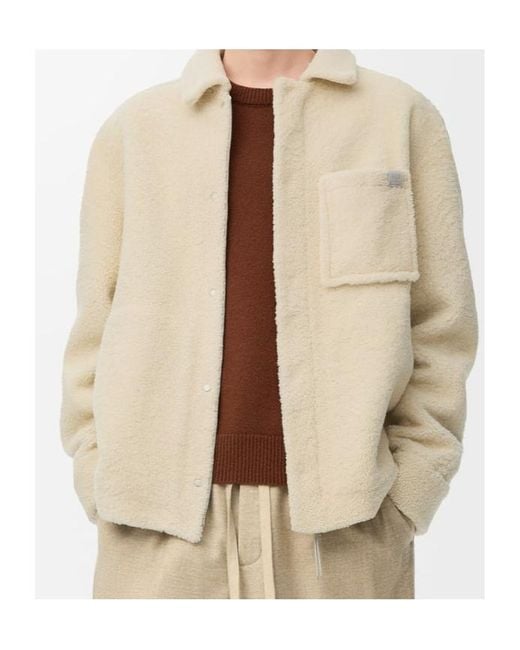 Loewe Natural Shearling Overshirt for men
