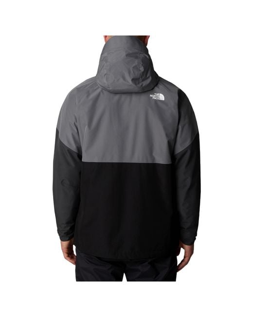 The North Face Black Colour-Block Hooded Jacket for men