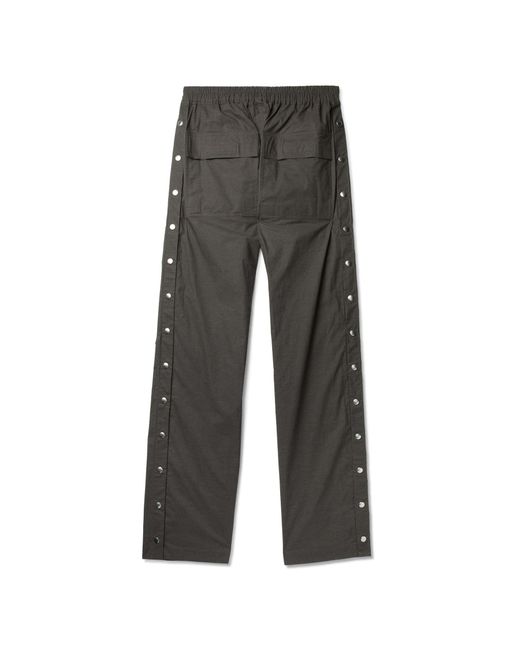 Rick Owens Gray Drawstring Casual Trousers for men