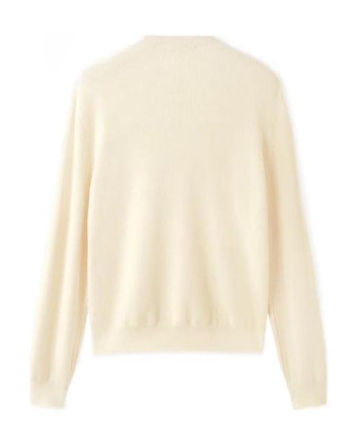 Loro Piana Natural Sloop Button-Detail Ribbed Sweater for men
