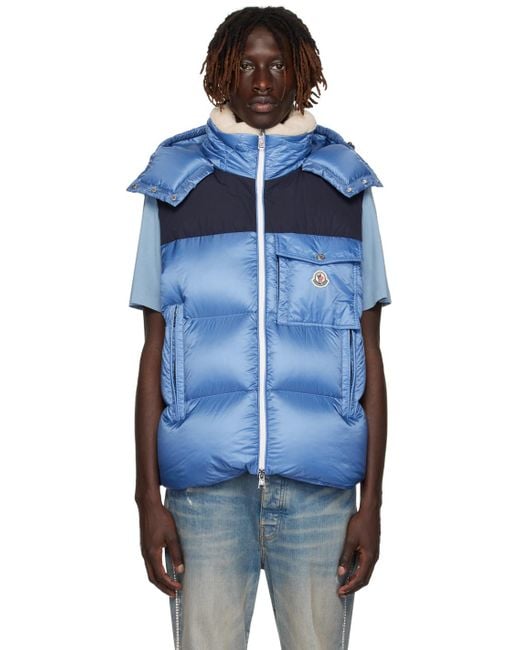 Moncler Blue Oust Vest for men