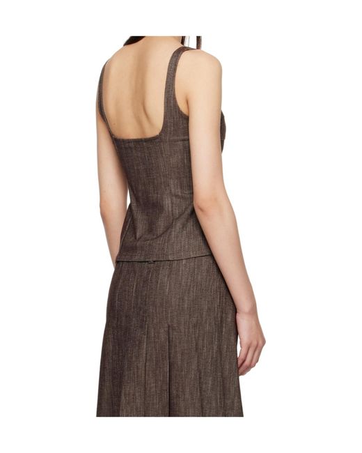 Paloma Wool Brown Sleeveless Vest