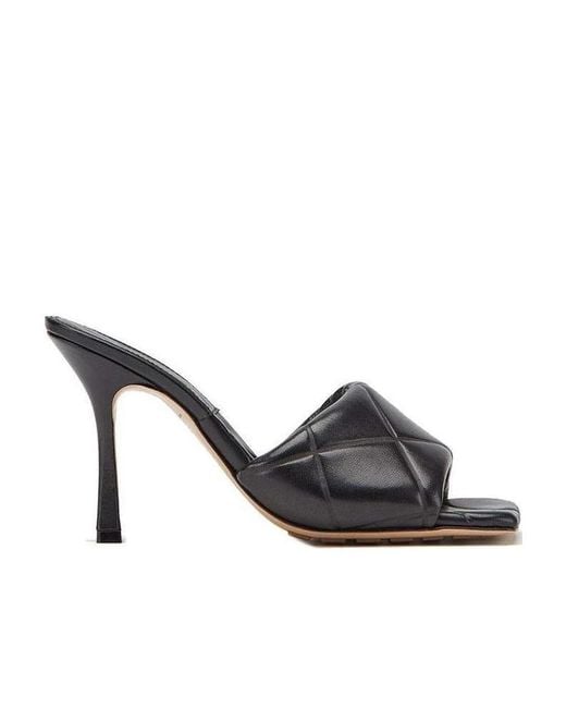 Bottega Veneta Black The Lido Sandals