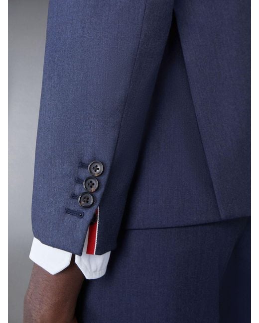 Thom Browne Blue Single-Breasted Long Sleeved Blazer for men