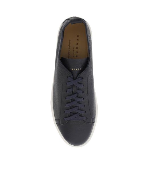 Henderson Blue Lace-Up Low-Cut Skate Shoes for men