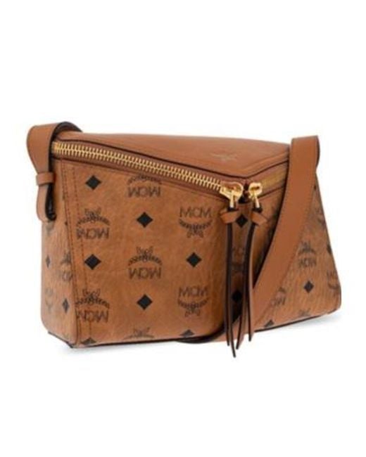 MCM Brown Diamant 3D Shoulder Bag