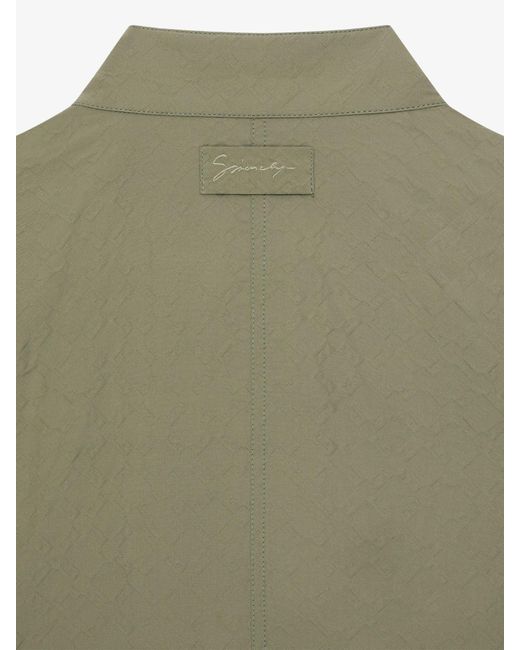 Givenchy Green Monogram 72 Hooded Parka for men