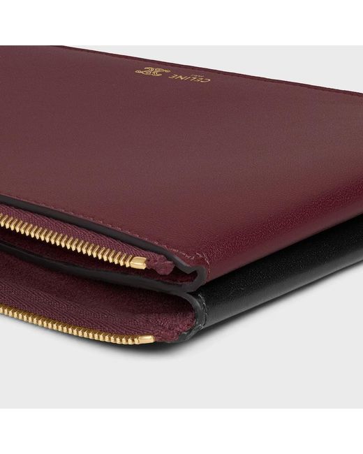 Céline Purple Duo Pouch