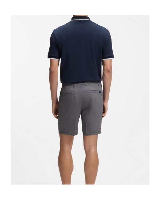 Boss Gray Belt Loop Shorts for men