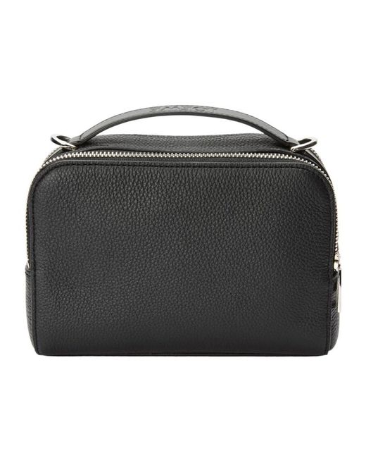 Loewe Black Logo Embossed Mini Camera Bag for men