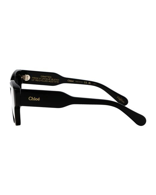 Chloé Black Chlo Eyewear Square Frame Sunglasses
