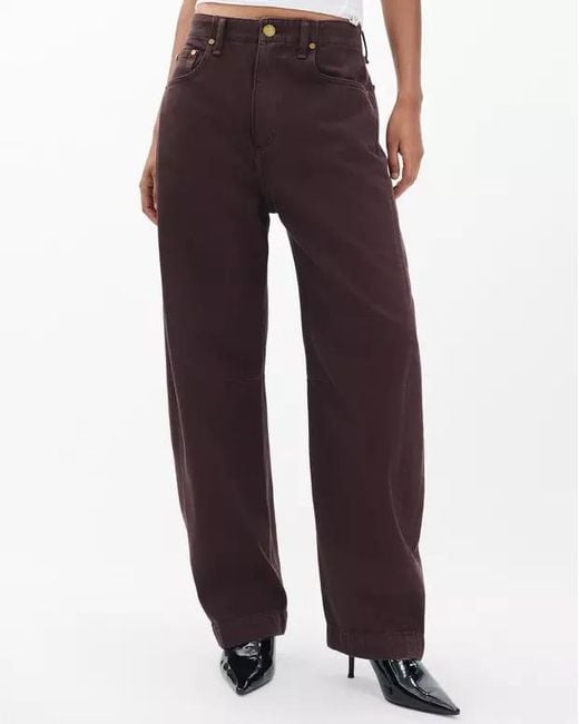 Rag & Bone Brown Belt Loop Jeans