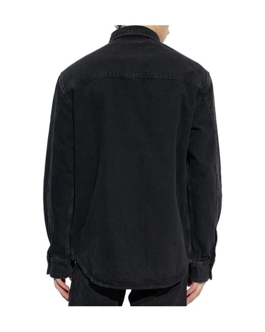 Off-White c/o Virgil Abloh Blue Denim Shirt for men