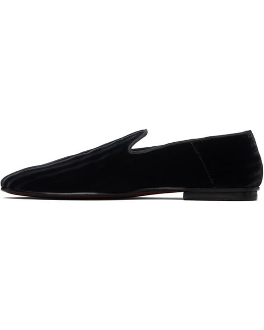 Tom Ford Black Steven Slip-On Loafers for men