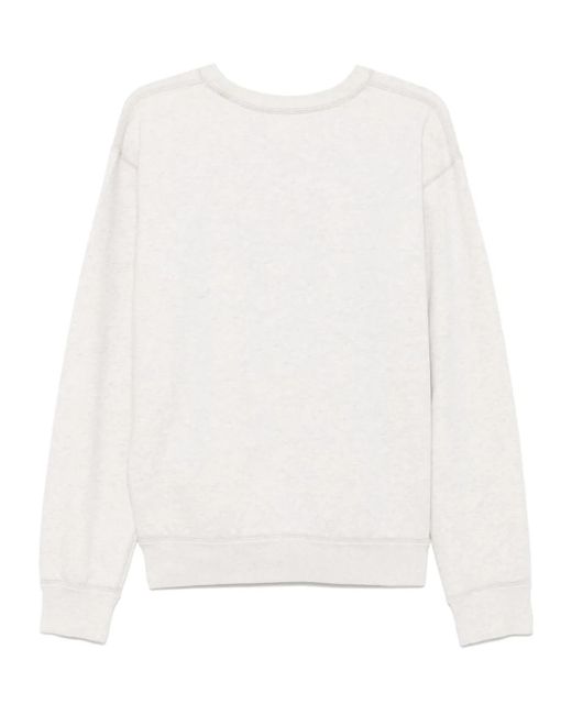 Isabel Marant White Mikoy Sweatshirt for men