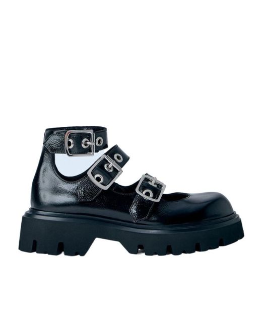 Vivienne Westwood Blue Bacchus Triple-Buckle Boots