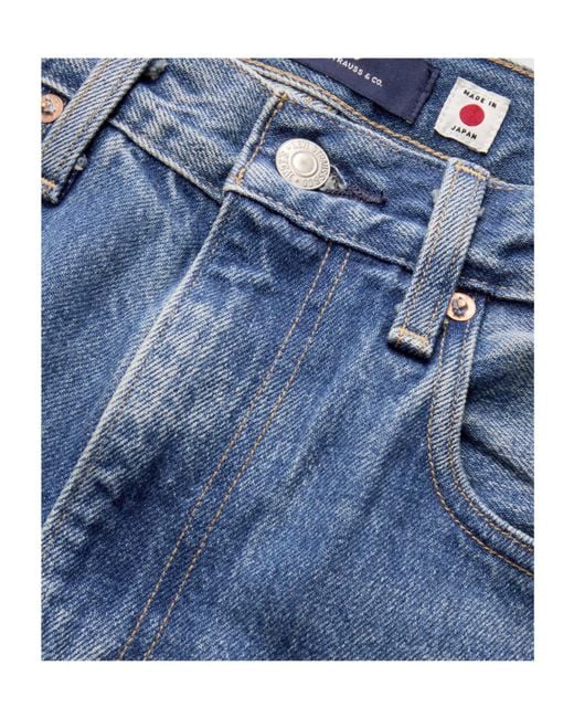 Levi's Blue Saddle Rock Mij Logo-Patch Jeans for men
