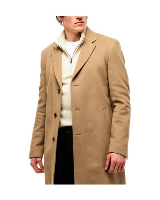 Boss Natural Solid Coat for men