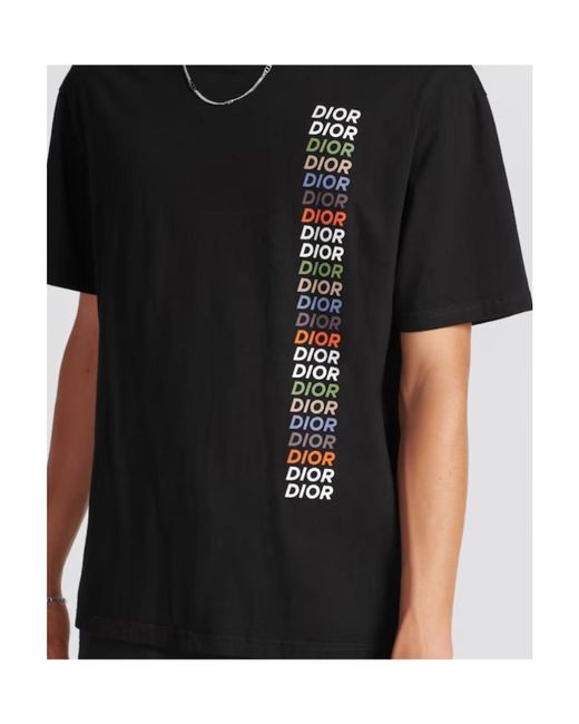 Dior Black Relaxed-Fit T-Shirt for men