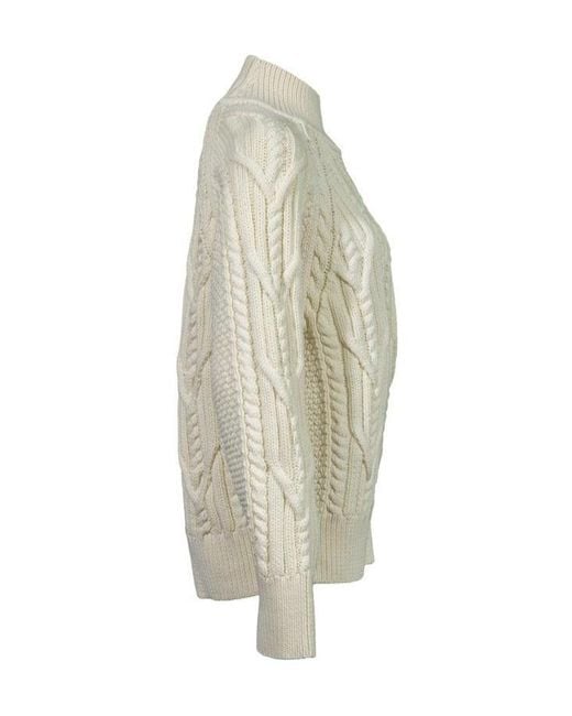 Boss Multicolor Mock-Neck Sweater