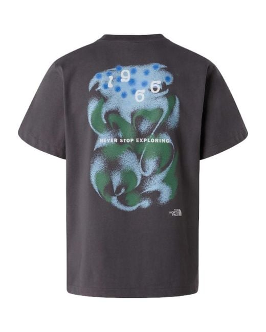 The North Face Gray Logo-Print T-Shirt for men
