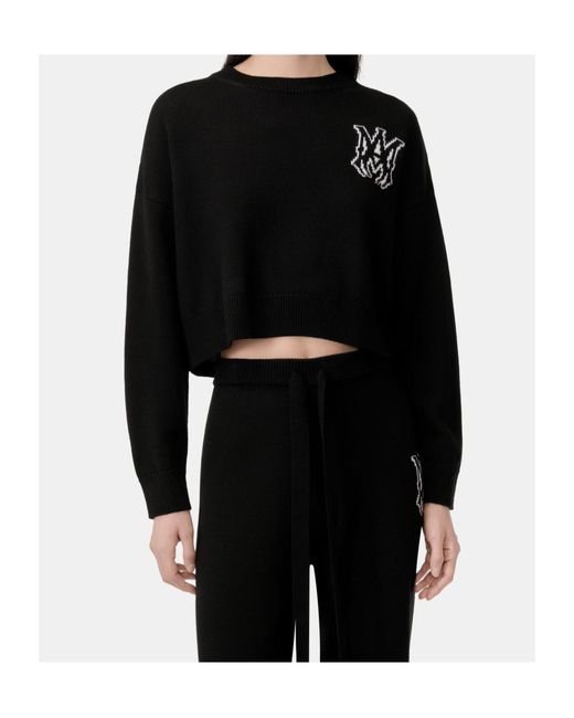 Amiri Black Logo Knitted Jumper