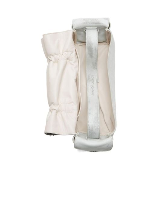 Acne Gray Pocket Detailed Top Handle Bag