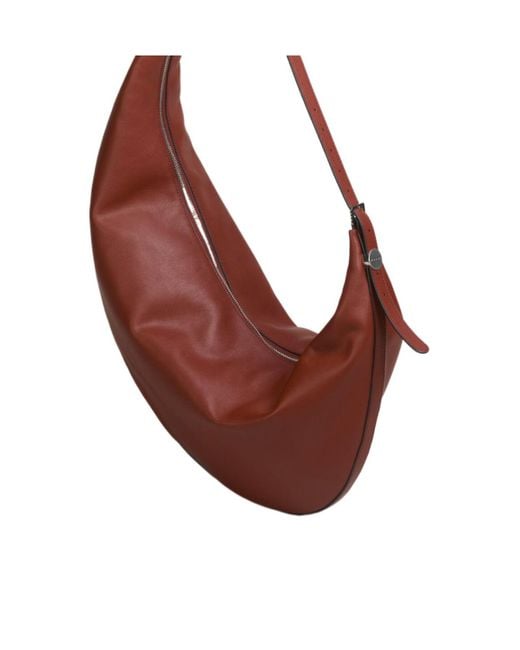 Marni Brown Dot Medium Hobo Bag