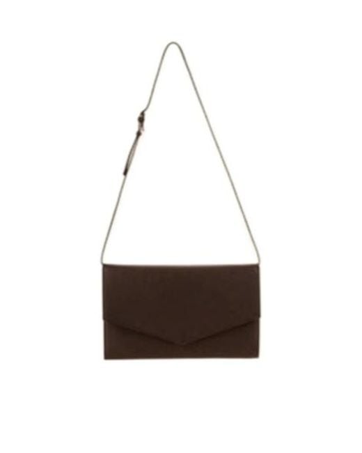 The Row White Flap Shoulder Bag