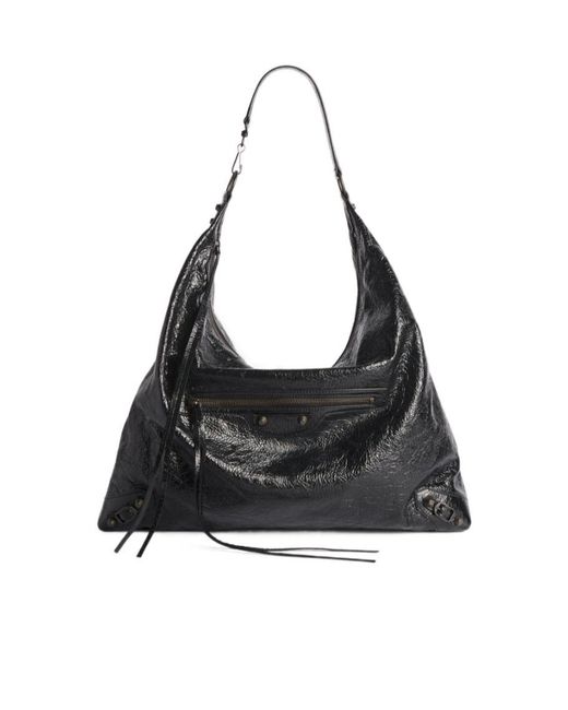 Balenciaga Black Le City Hobo Bag Large