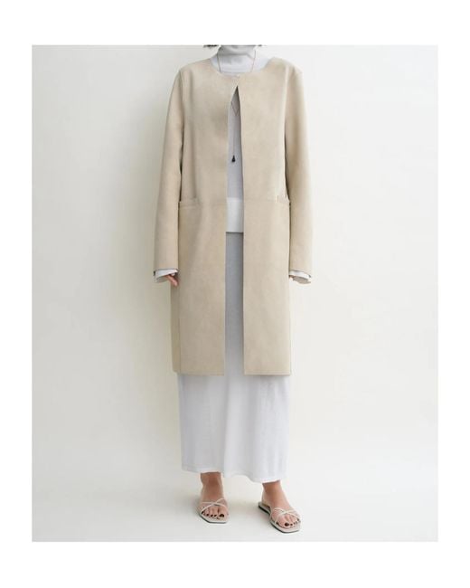 Totême Natural Suede Coat