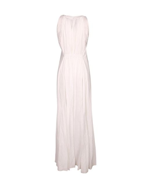 ERMANNO FIRENZE Pink Sleeveless Embroidered Dress