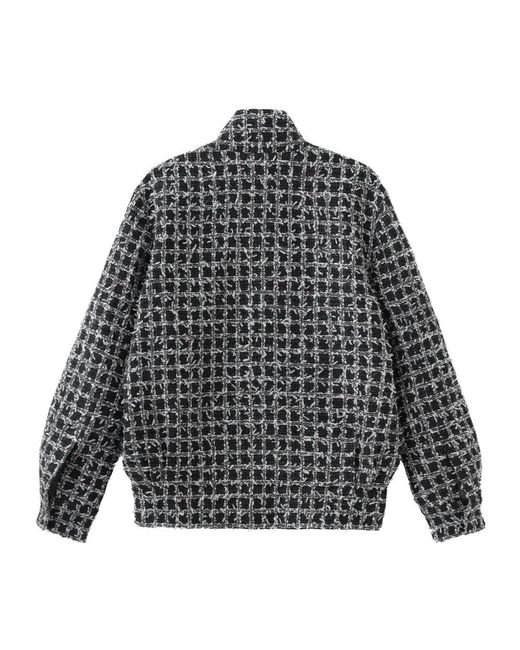 Marissa Chiara Gray Plaid Casual Jacket