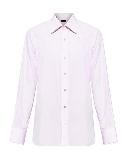 Tom Ford Pink Classic Dress Shirt for men