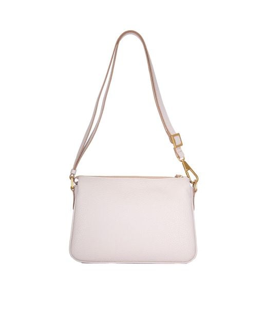 Gianni Chiarini Pink Zippered Shoulder Bag