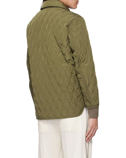 Tom Ford Green Quilted Cotton Suit for men