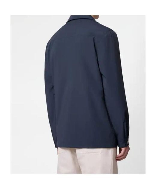Tod's Blue Long-Sleeved Jacket for men