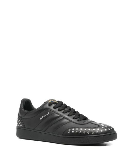 Bally Black Lace-Up Sneakers for men
