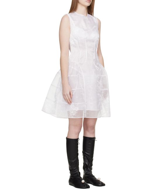 CECILIE BAHNSEN White Abigail Dress