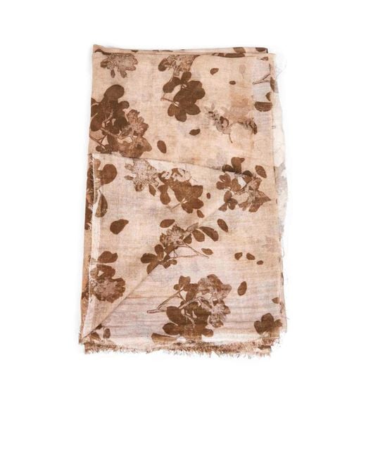 Uma Wang Natural Printed Scarf