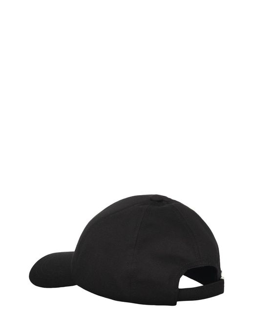 Balmain Black Logo Baseball Hat for men