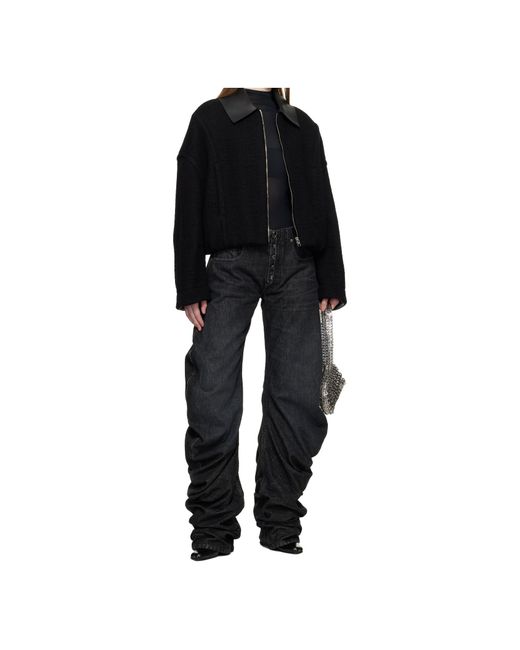 Jean Paul Gaultier Black Zippered Long-Sleeved Casual Jacket for men