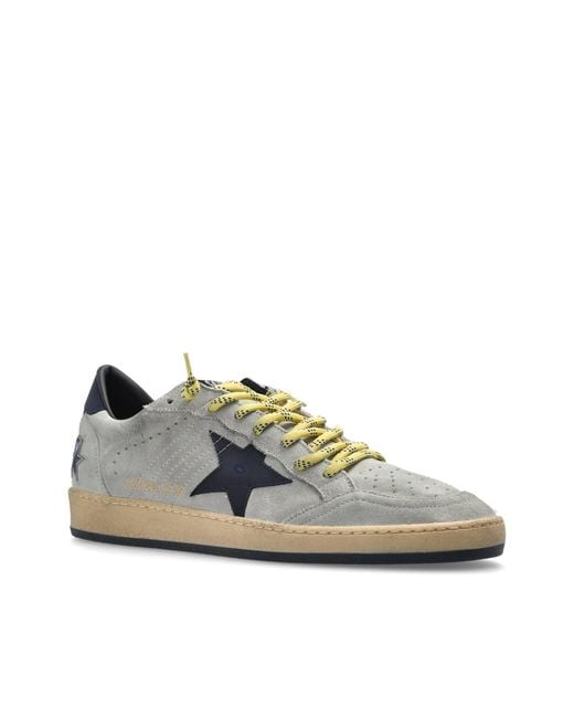 Golden Goose Deluxe Brand Gray Ball Star Low-Top Sneakers for men