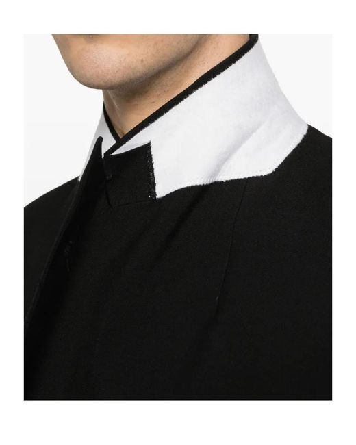 Dries Van Noten Black Double-Breasted Suit Jacket for men