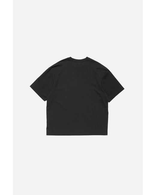 Acne Black Short-Sleeves T-Shirt for men