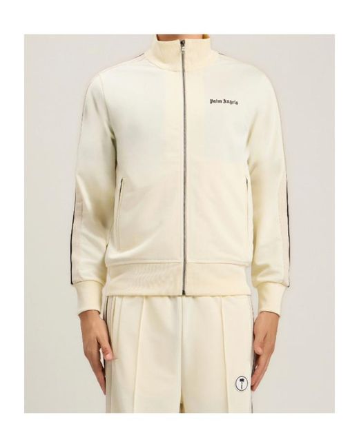 Palm Angels Natural Classic Logo Track Jacket for men