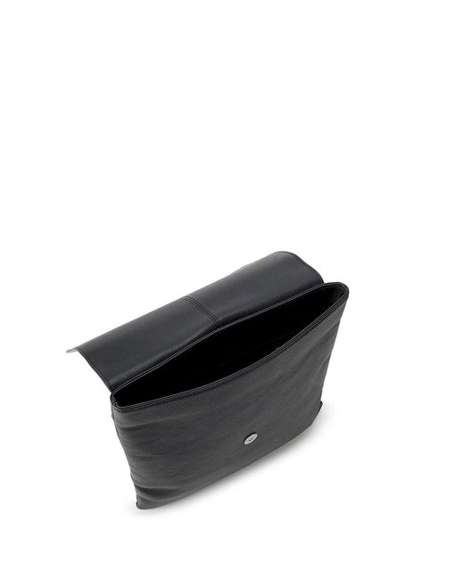 Emporio Armani Black Logo Details Cross-Body Bag for men