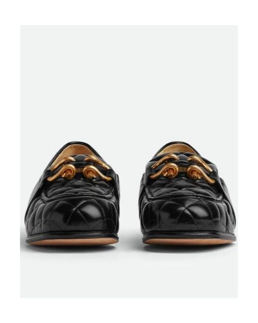 Bottega Veneta Black Logo Love Shoes